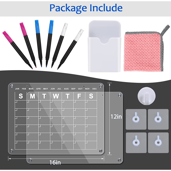 BTY Plastic Dry Erase Board & Reviews Wayfair